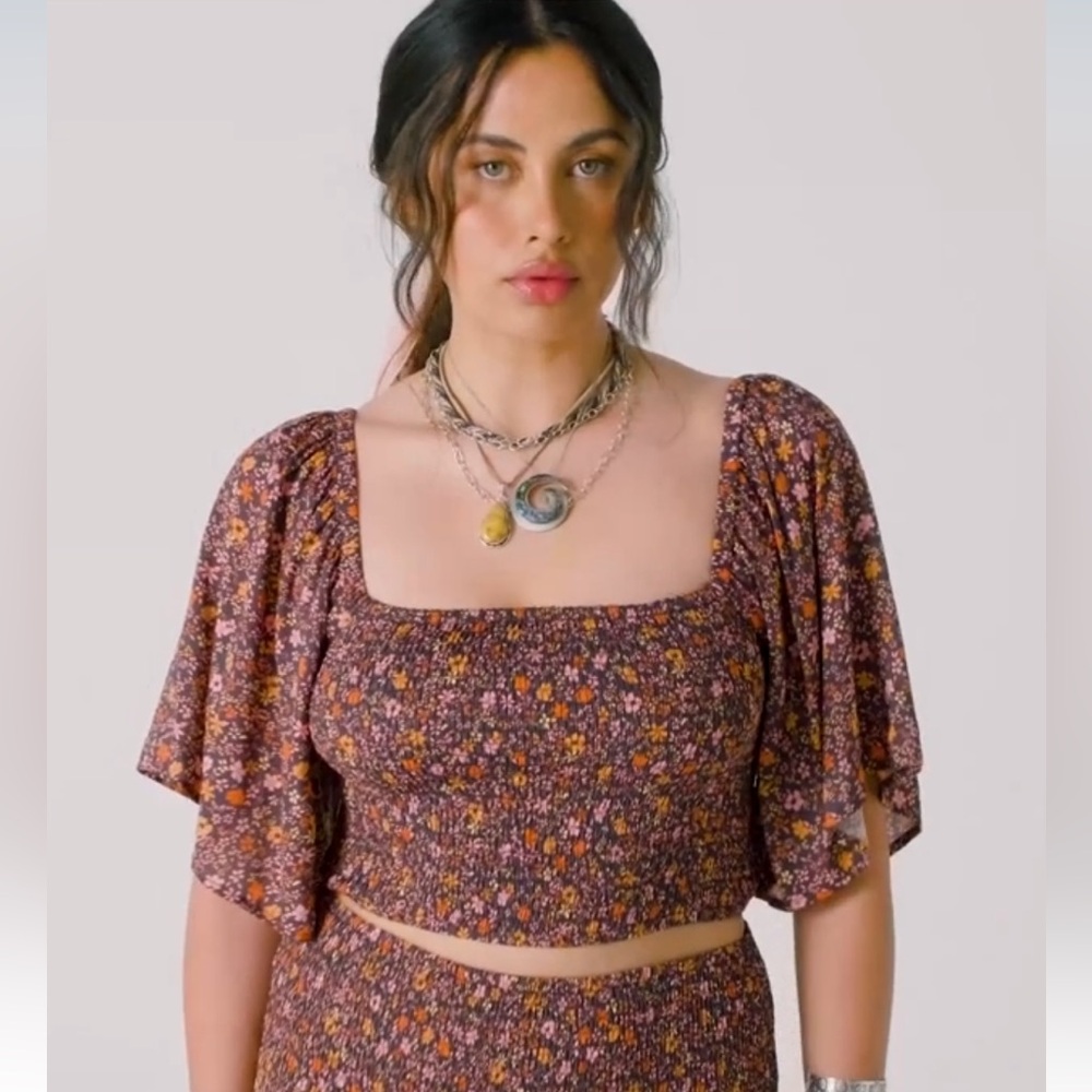 Spell Floral Off-Shoulder Top 3XL or 14 /16 new